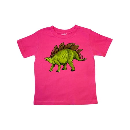 

Inktastic Roaring Happy Stegosaurus Gift Toddler Boy or Toddler Girl T-Shirt