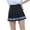 Black, variant on IROINNID Elastic Waist Mini Skirts For Women Fashion High Waist Pleated Slim A-line Skirt Print Skirt