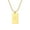 Gold Capricorn, variant on PAMTIER Men's Women's Stainless Steel Personality Amulet 12 Constellation Simple Temperament Birthday Necklace Gemini