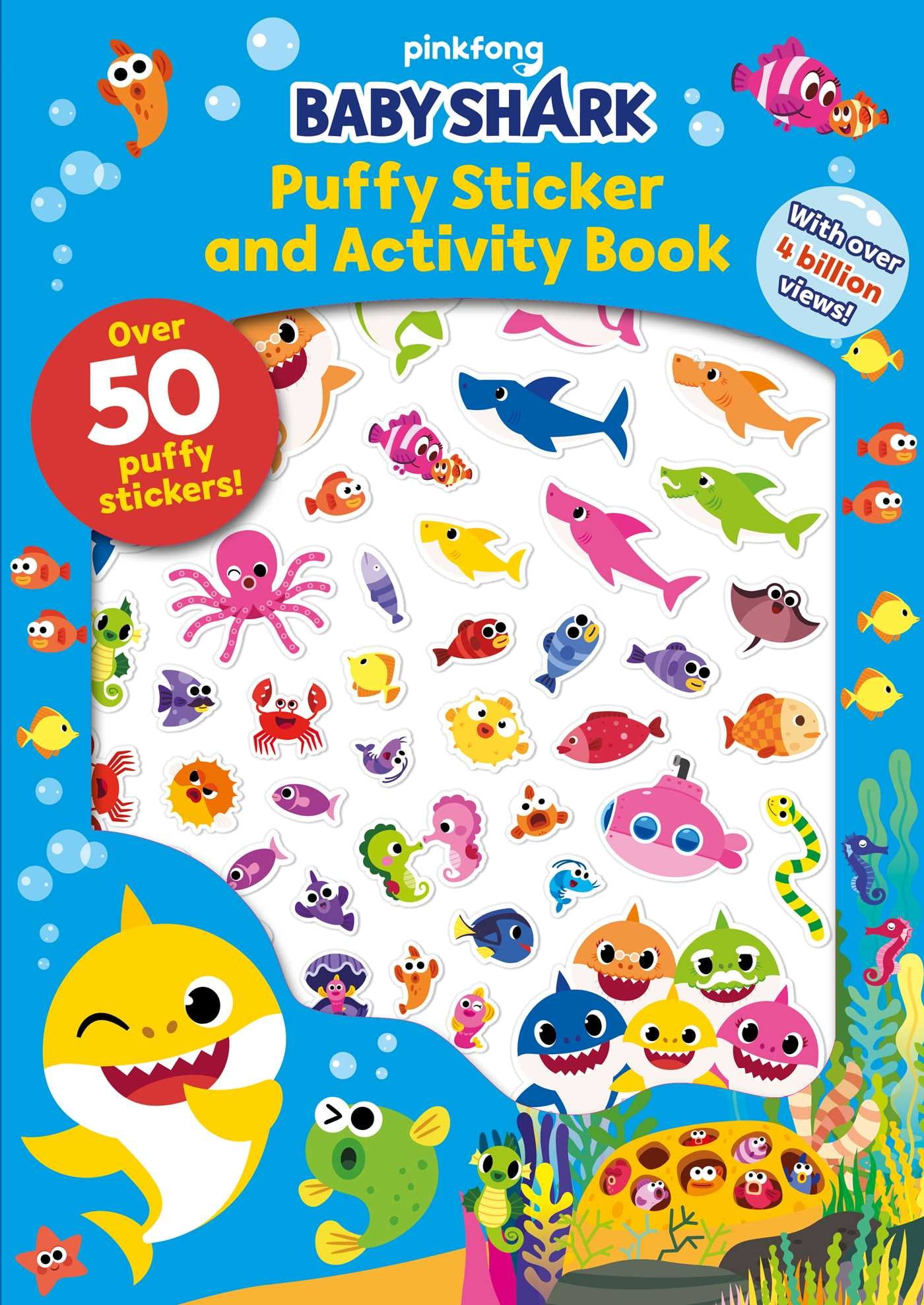 Pinkfong Baby Shark Puffy Sticker and Activity Book (Paperback