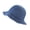 Dark Denim, variant on Bucket Hat - Men Women 100% Cotton & Denim UV Protection Tennis Packable Summer Travel Beach Sun Hat(SM, Yellow)