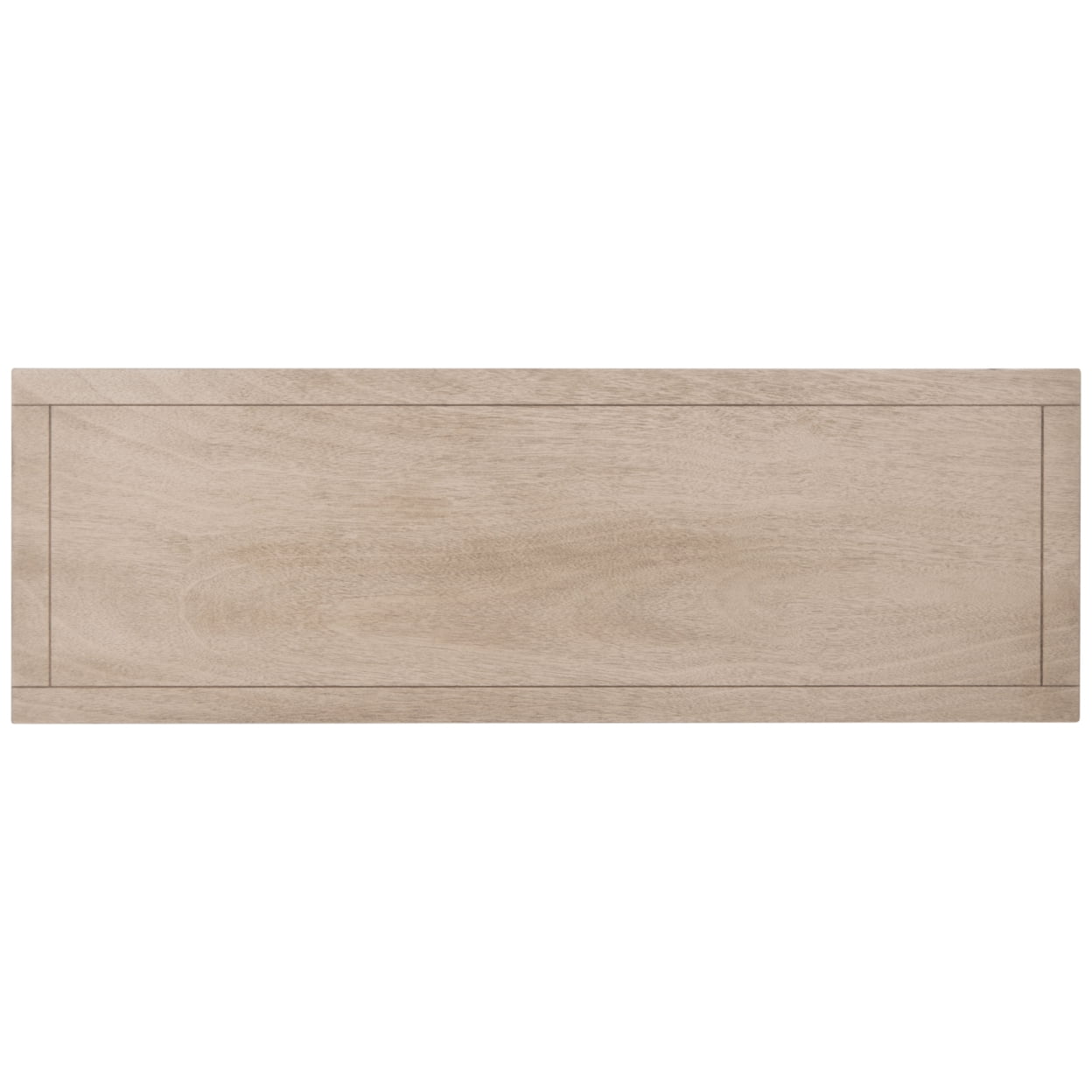 SAFAVIEH Landers Amish 4 Drawer Rectangle Media Stand, Sand (47.3 in. W x 15.8 in. D x 20 in. H)