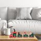 thumbnail image 4 of El tren de la Navidad pintó la decoración de madera de la Navidad para el ornamento de la sobremesa de Navidad, 4 of 5
