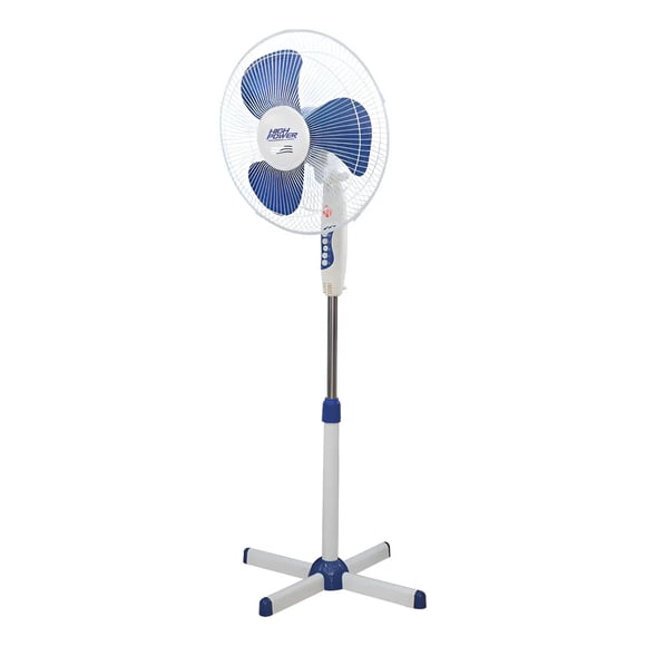 Ventilador De Pedestal 16" 45W 3 Velocidades Color Blanco VP-1645 High Power