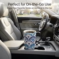 thumbnail image 2 of Topadorn Ceramic Latte Teacup Travel Coffee Porcelain Mug Ceramic Coffee Mug in Color Box 17 oz.,Blue, 2 of 7