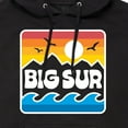 thumbnail image 3 of Instant Message - Big Sur Badge  - Men's Pullover Hooded Fleece Sweatshirt, 3 of 6