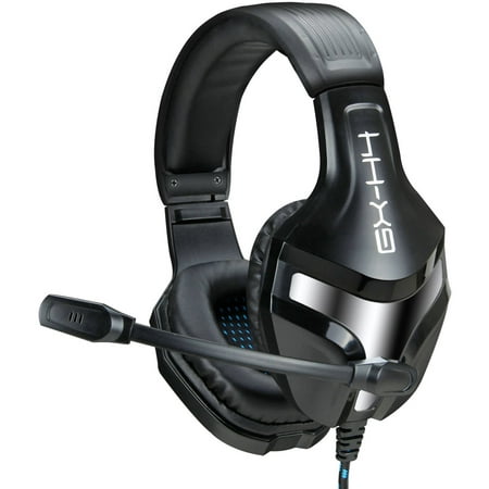 ENHANCE GX-H4 Stereo Gaming Headset with Adjustable Microphone &  Noise-Isolating Earphones - Works with Gaming Laptops and (Best Desktop Mic For Gaming)