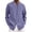 Purple, variant on UVEASISHA Men's Cotton Linen Shirt Band Collar Casual Button Down Shirts Lightweight Breathable Beach Tops Comfort Long Sleeve Dress Shirt Army Green L