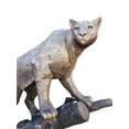 thumbnail image 6 of Nifao Mountain Lion Going Up a Tree Log Bronze Statue – Garden Outdoor Decor Sculpture, 42"L x 65"W x 69"H, 6 of 8