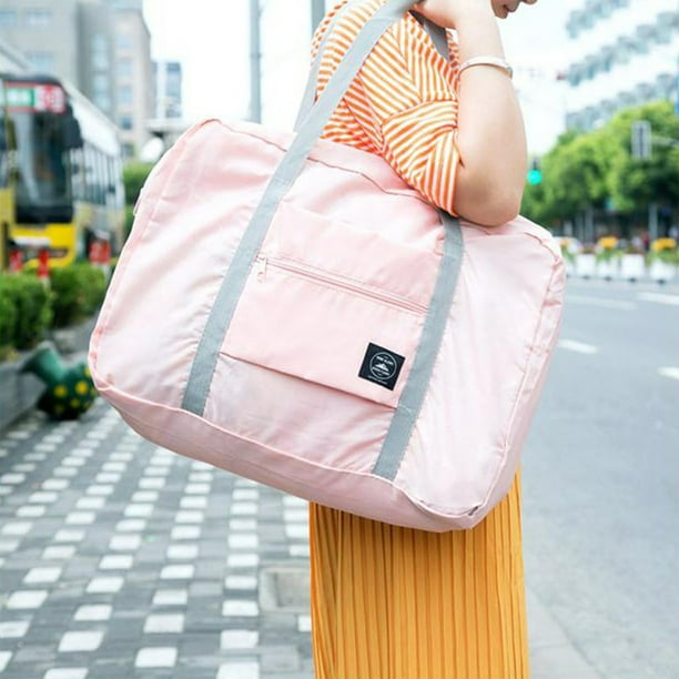 Duffel Bag Tote Carry Luggage Foldable Weekender Sport Travel Bag For Women,Travel Duffel Bag,Waterproof Fabric,Adjustable Shoulder Strap,Foldable Design,Lightweight Portable,Perfect For