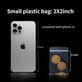 thumbnail image 2 of Mini Plastic Bags 1000 pcs 2" x 2" Clear Small Plastic Bags, 2 of 5