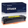 thumbnail image 1 of Cartouche de Toner Compatible HP CF402X (201X) Jaune par Superink, 1 of 6