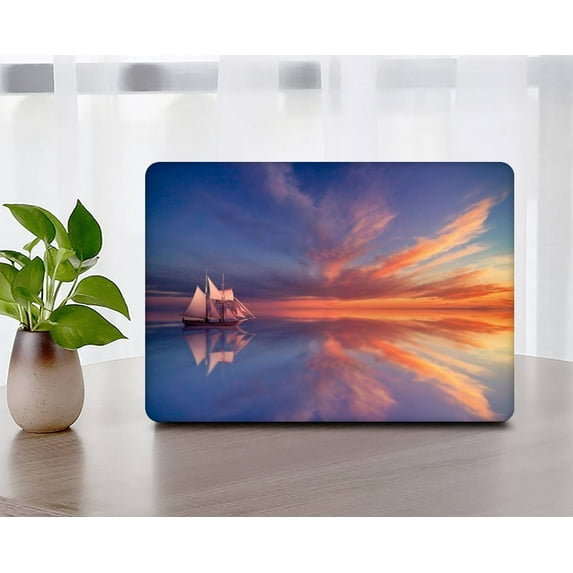 Hard Shell Case Cover for MacBook Pro 14" with XDR Display & Touch ID Type C Cable Tie Model: A2779 A2442 (Landscape 16)