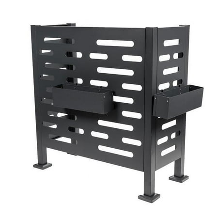 

Premium Durable Powder-Coated Corrosion-Resistant Galvanized Steel Air Conditioner Planter screen Large 48x22x48 inch Graphite Color