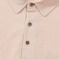 thumbnail image 4 of Linen Polo Shirts for Men Casual Long Sleeve Collared Relaxed Fit Golf Shirts Work Shirt Beach Shirt, 4 of 8