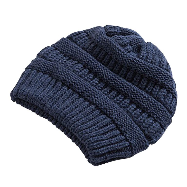 Slouchy Beanie Hat Knitted Winter Ski Cap Unisex Chunky Warm Amazon.com: Womens Winter Slouchy Beanie Hat with Visor Warm  main image 3
