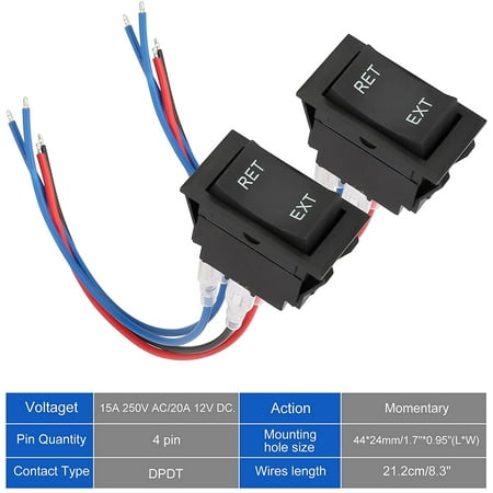 Huaca 2pack Jack Momentary Switch