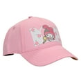 thumbnail image 3 of My Melody Character In Window Women's Pink Baseball Cap, 3 of 6