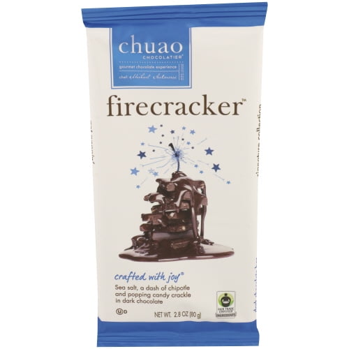 (Pack of 12) Chuao Chocolatier Firecracker Chocolate Bar 2.82 Oz