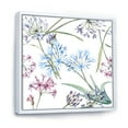 thumbnail image 3 of Designart 'Vibrant Summer Wildflowers On White II' Traditional Framed Canvas Wall Art Print, 3 of 5