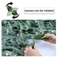 thumbnail image 4 of 4'x14' 1 PC Artificial Laurel Leaf Cover Faux Leaves Hedge Fence Screen Greenery Wall Decoration for Outdoor Balcony Backyard Garden Patio (Dark Green), 4 of 7