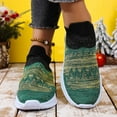 thumbnail image 2 of Couple's Style Spring Summer Mesh Lace Up Chunky Sole Sneakers Comfortable Breathable Running Shoes Orange 38, 2 of 6