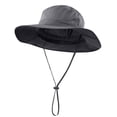 thumbnail image 2 of Sombrero Home Prefer Outdoor UPF50+ con solapa en el cuello, gris oscuro, 2 of 7