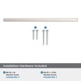 thumbnail image 5 of Amerock Merced 10-1/16 inch (256mm) Center-to-Center Satin Nickel Cabinet Pull, 5 of 7