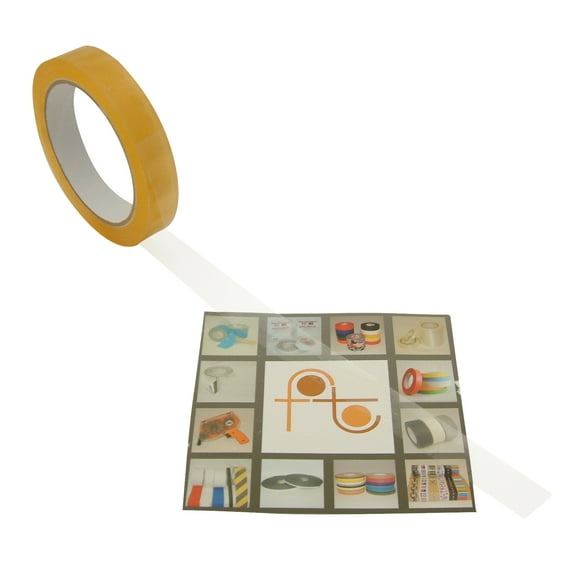 JVCC CELLO-1 Cellophane Sealing Tape: 3/4 in x 72 yds. (Clear)