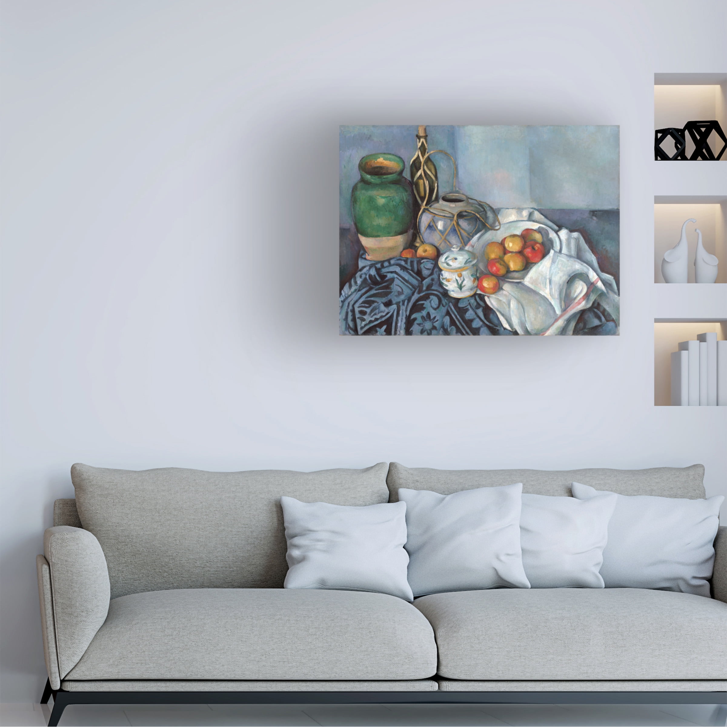 Cezanne 'Still Life With Apples 2' Canvas Art