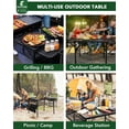 thumbnail image 3 of Camping Table with 2 Wing Panels, 3 of 7