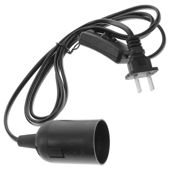 Miangastore Light Socket With Cord Hanging Lamp Cord Socket Ceiling Lamp Power Cord CN Plug