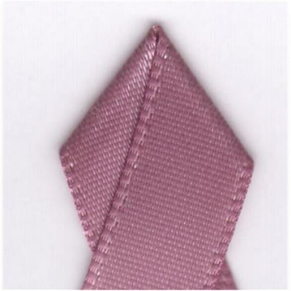 5 in. Single-Face Satin Ribbon 100 Yards - Rosy Mauve
