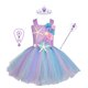 thumbnail image 1 of Princesa niñas Pastel Ariel sirena tutú vestido bajo el mar tema fiesta de cumpleaños disfraz con diadema de flores Ocean Flower Dresses2-3T Gao Jinjia LED, 1 of 2