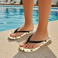 thumbnail image 5 of POLERO Boy's Slide Sandals and Thongs for Beach and Boats - Kids Flip Flops with Groundhog Sunflower Print Size 12.5, 5 of 7