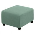 thumbnail image 2 of OUSITAID Housse Extensible pour Ottoman Carré Housse de Meuble Tabouret de Rangement Pliant Housse de Meuble Douce avec Fond Élastique, 2 of 2