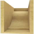 thumbnail image 4 of 9"W x 18"D x 9"H Wide Van Buren Rough Cedar Woodgrain TimberThane Corbel, Primed Tan, 4 of 6