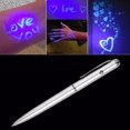 thumbnail image 1 of Stylo à Encre Invisible avec Lumière UV Magique Crayon pour Argent Fluorescent Secret Messag, 1 of 5