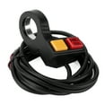 thumbnail image 3 of Interruptor de bocina para faro de manillar de motocicleta, 22mm, 2 en 1, 70cm de longitud de cable, Universal, para ATV, Scooters todoterreno, 3 of 8