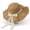 Khaki01, variant on QSAWXQZ Summer Sun Hat for Women Ribbon Bow Beach Sun Protection Wide Brim Straw Hat Khaki