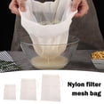 thumbnail image 3 of Sac à Lait de Noix Passoire en Maille de Nylon Filtre à Thé Alimentaire Réutilisable Tailles de Jus Pulpe I9A3, 3 of 8