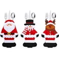 thumbnail image 2 of Wovilon Christmas Decorations Christmas Cutlery Christmas Cutlery Bag Christmas Table Decoration Kitchen, 2 of 7