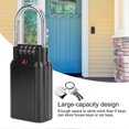 thumbnail image 4 of Outdoor Waterproof Hanging Zinc Alloy Safe Box with Password Lock for Home Factory Black, 4 of 4