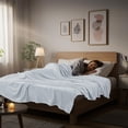 thumbnail image 6 of Utopia Bedding Fleece Blanket Queen Size Light Grey (90x90 Inches) Ultra Soft Warm Lightweight Microfiber Breathable Anti-Static Cozy Bed Blanket, All-Season Home Decor Gift for Men & Women, 6 of 8