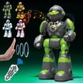 thumbnail image 1 of Sentmoon Jouets d'Extérieur pour Garçons 1-3 Ans Jouet Robot RC, Robot Télécommandé avec Détection de Gestes Dansant Programmable Relecture Robot Intelligent pour Enfants de 3 à 12 Ans Filles Cadeaux de Noël, 1 of 10