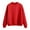 Red, variant on QQAMB Oversized Sweatshirts for Girls Turtleneck Crewneck Solid Color Fall Winter Trendy Pullover Tops,5 Years