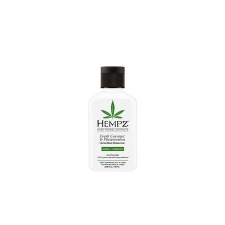 Hempz Fresh Coconut & Watermelon Herbal Moisturizer -2.25 oz.