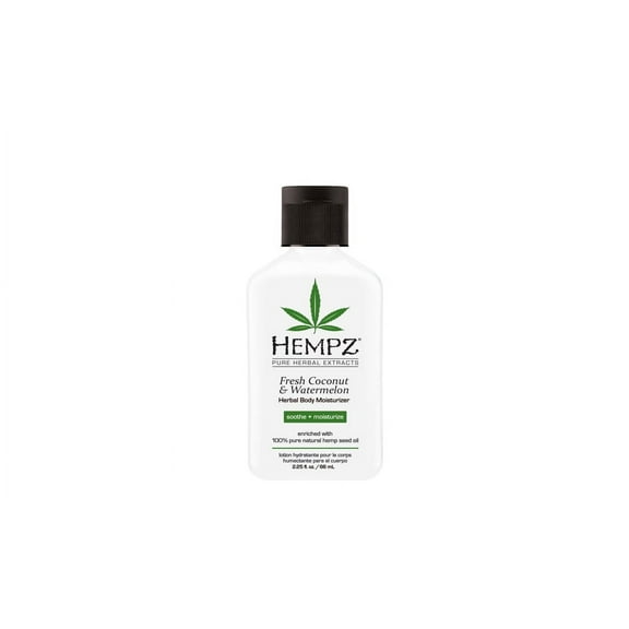 Hempz Fresh Coconut & Watermelon Herbal Moisturizer -2.25 oz.