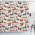 thumbnail image 1 of Ambesonne Horses Shower Curtain, Abstract Floral Stallion, 69"Wx70"L, Multicolor, 1 of 3