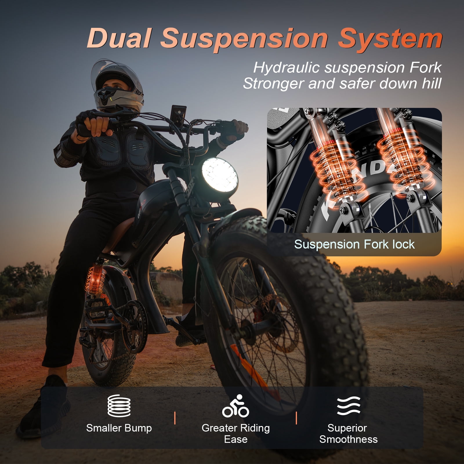 Emoko C93 750W 20x4.0" Fat Tire Electric Bike for Adults, 48V 20Ah 19.8 mph Ebike, 43 Miles UL2849